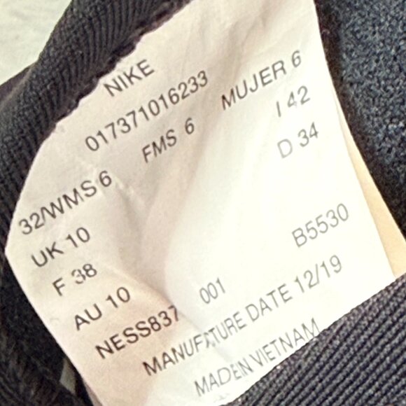 Nike Performance Athletic Training Racerback One Piece Swimsuit Womens 6 Black - Picture 4 of 5